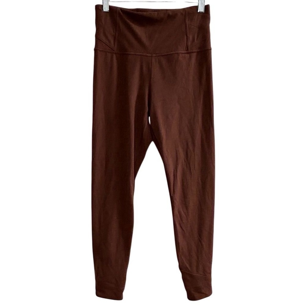 Athleta Women's Salutation High Rise Jogger Brown Leggings Size S Activewear‎
